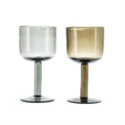 Wine glass Bubble – brown