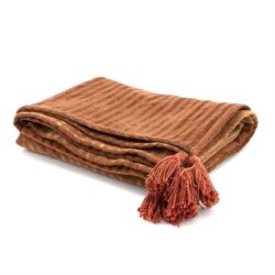 Plaid Sirun – terracotta