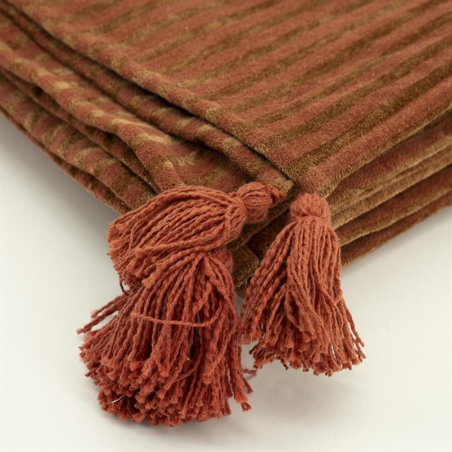 Plaid Sirun – terracotta