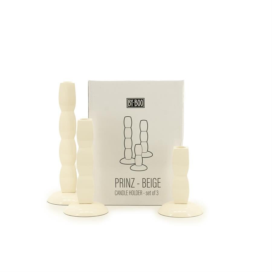 Candle holder Prinz – beige