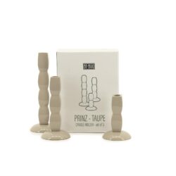 Candle holder Prinz – taupe
