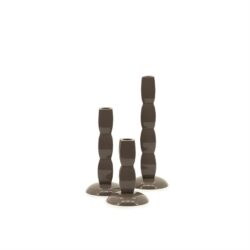 Candle holder Prinz – dark taupe