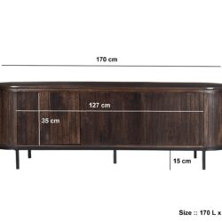 Noor Walnut 170cm