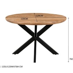 Jesper Round 120cm