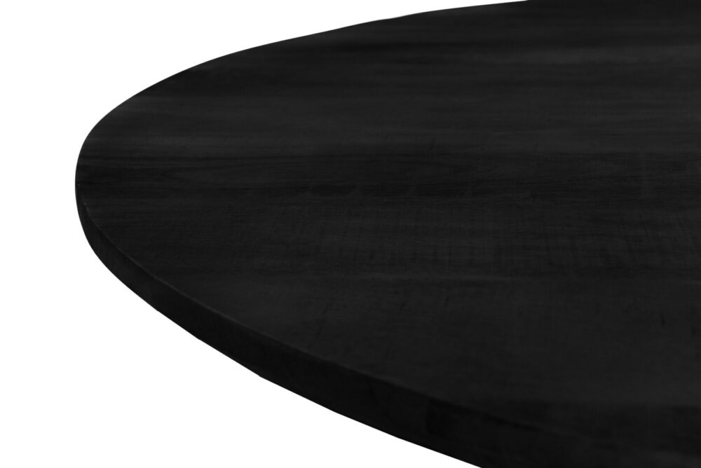 Jesper Round Black 120cm