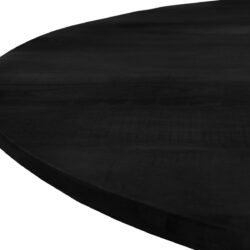 Jesper Round Black 120cm