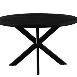 Jesper Round Black 120cm