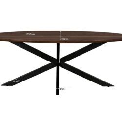 Jesper Oval Brown 210 cm