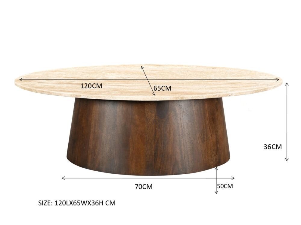 Brix Valentino Oval 120cm