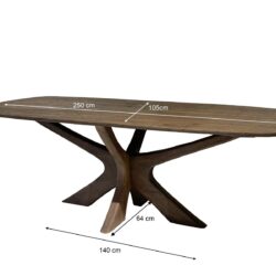 Brix Montreaux Brown 250cm