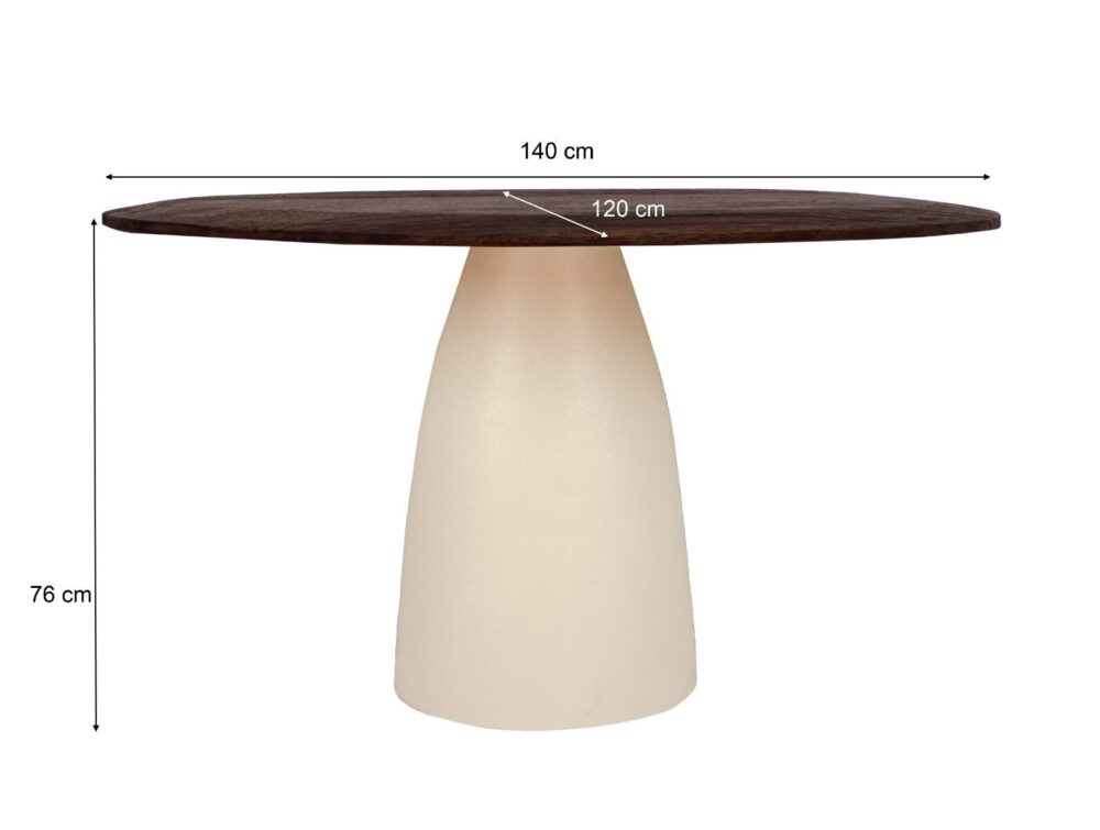 Brix Marron 140 cm