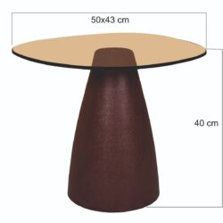 Brix Mylon Burgundy 50cm