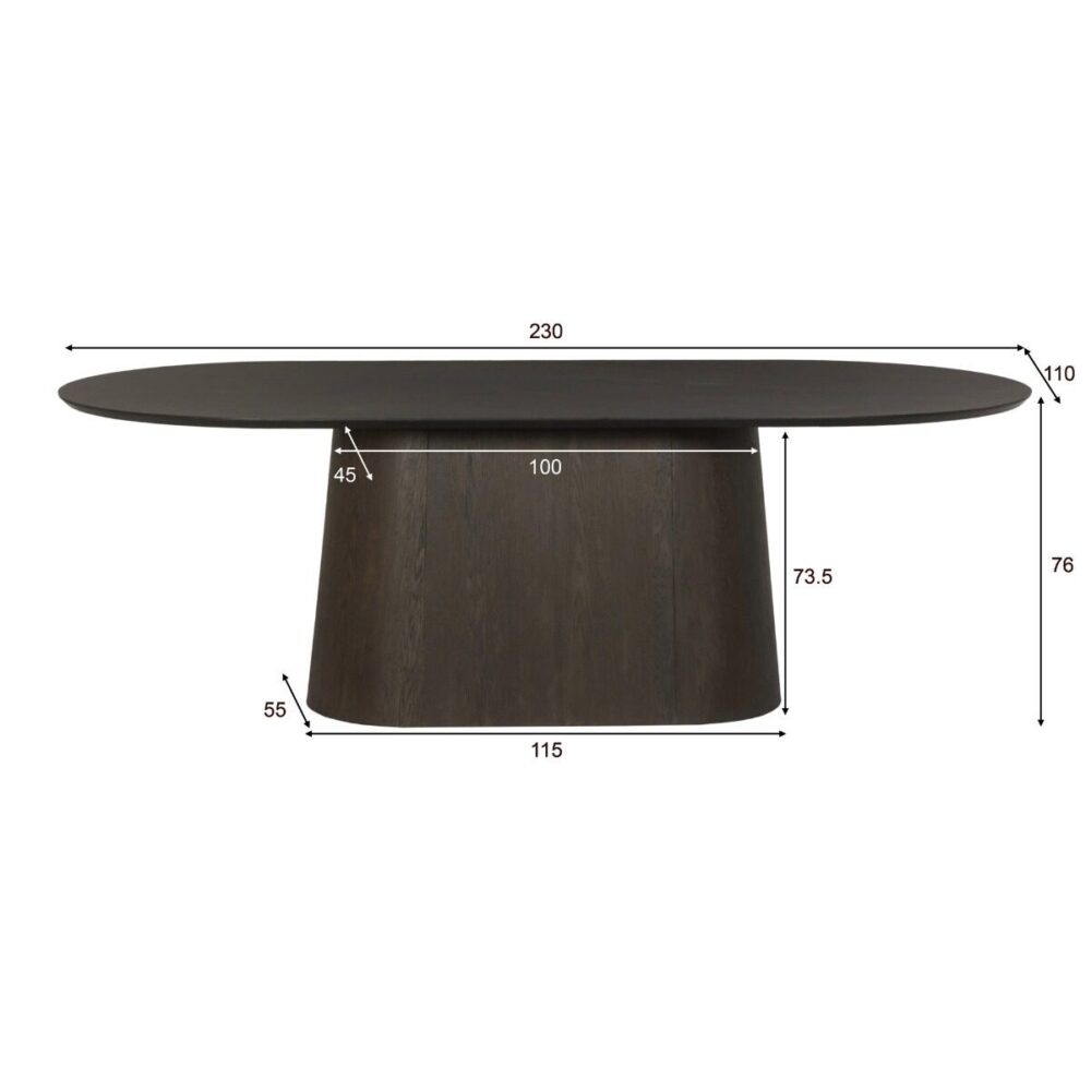 Tobago Espresso 230cm