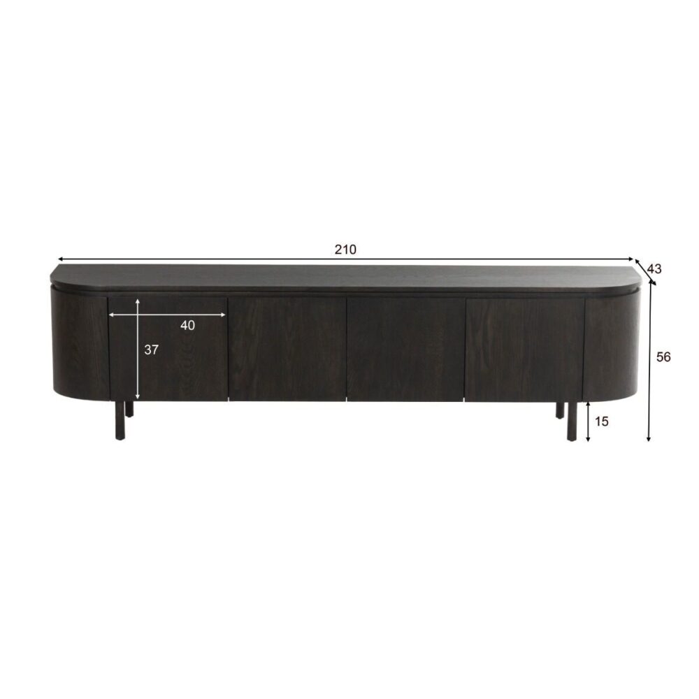 Tobago Espresso 210cm