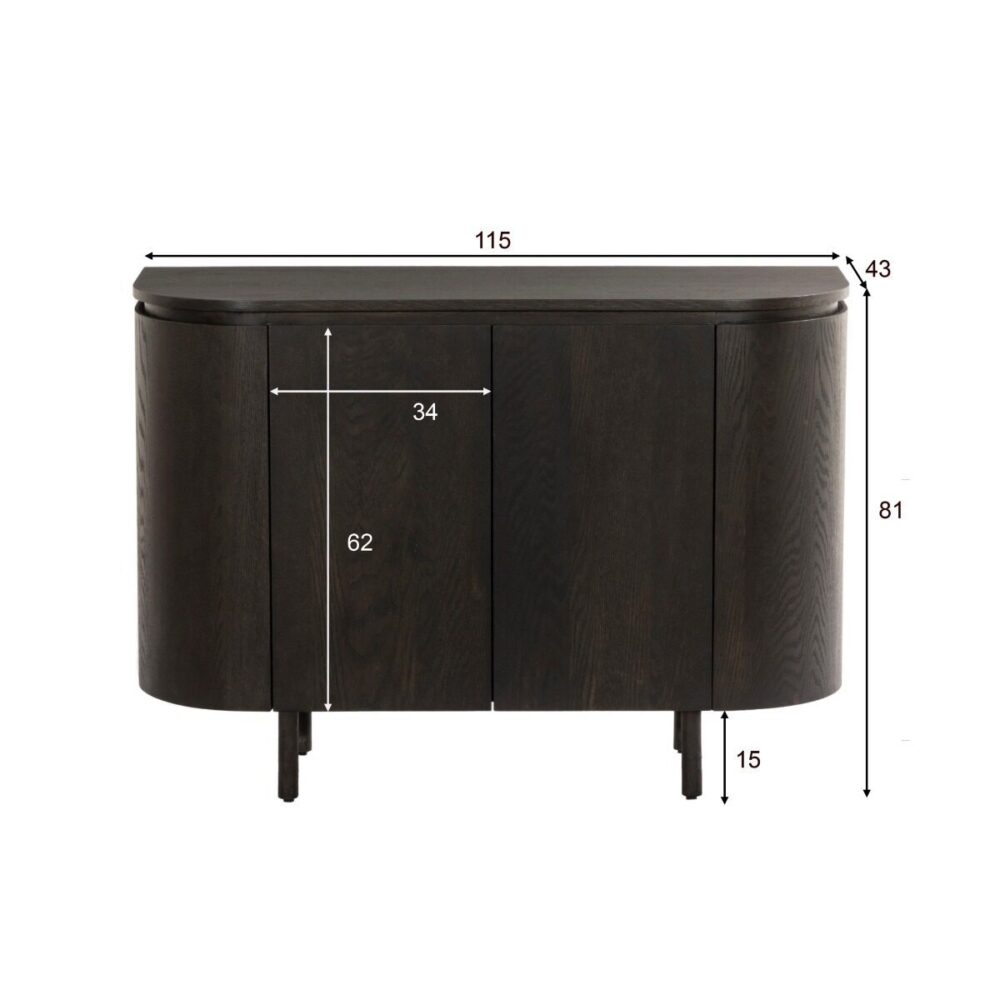Tobago Espresso 115cm