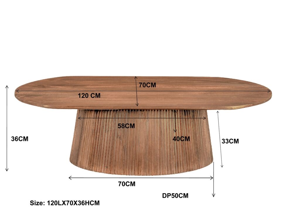 Salontafel Salvator Ovaal