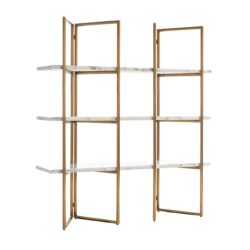 Wandkast Lagrand gold met 3 planken (Gold)