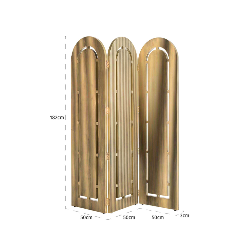Kamerscherm Macallen brass finish painted (Brushed Gold)