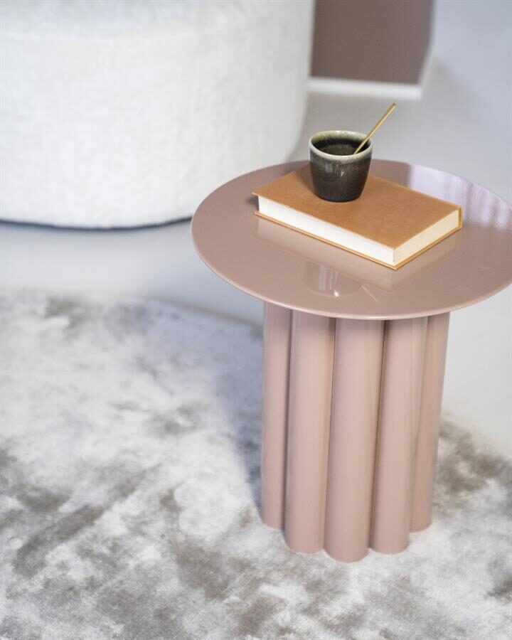 Side table Olympa – old pink