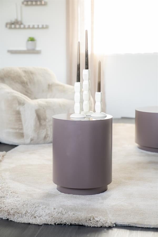 Side table Mesita – dark taupe