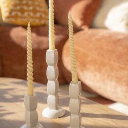 Candle holder Prinz – beige