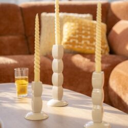 Candle holder Prinz – beige