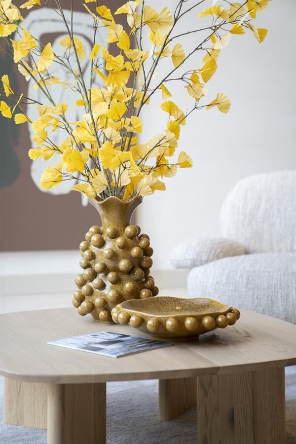 Vase Viro – mustard