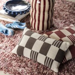 Pillow Twist 35×55 cm – brown