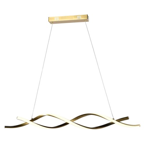 Hängeleuchte Lorine (Gebürstetes Gold)