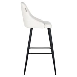 Bar stoel Brooke white unicorn (set van 2) (Unicorn 02 white)