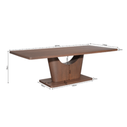 Eettafel Voco | 240 cm | Walnut