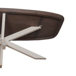 Eettafel Madison Walnut | 200 cm | Deens Ovaal | Poot Sand