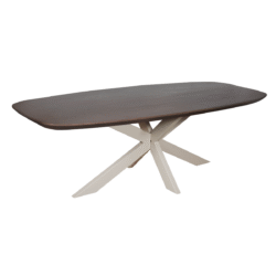 Eettafel Madison Walnut | 280 cm | Deens Ovaal | Poot Sand