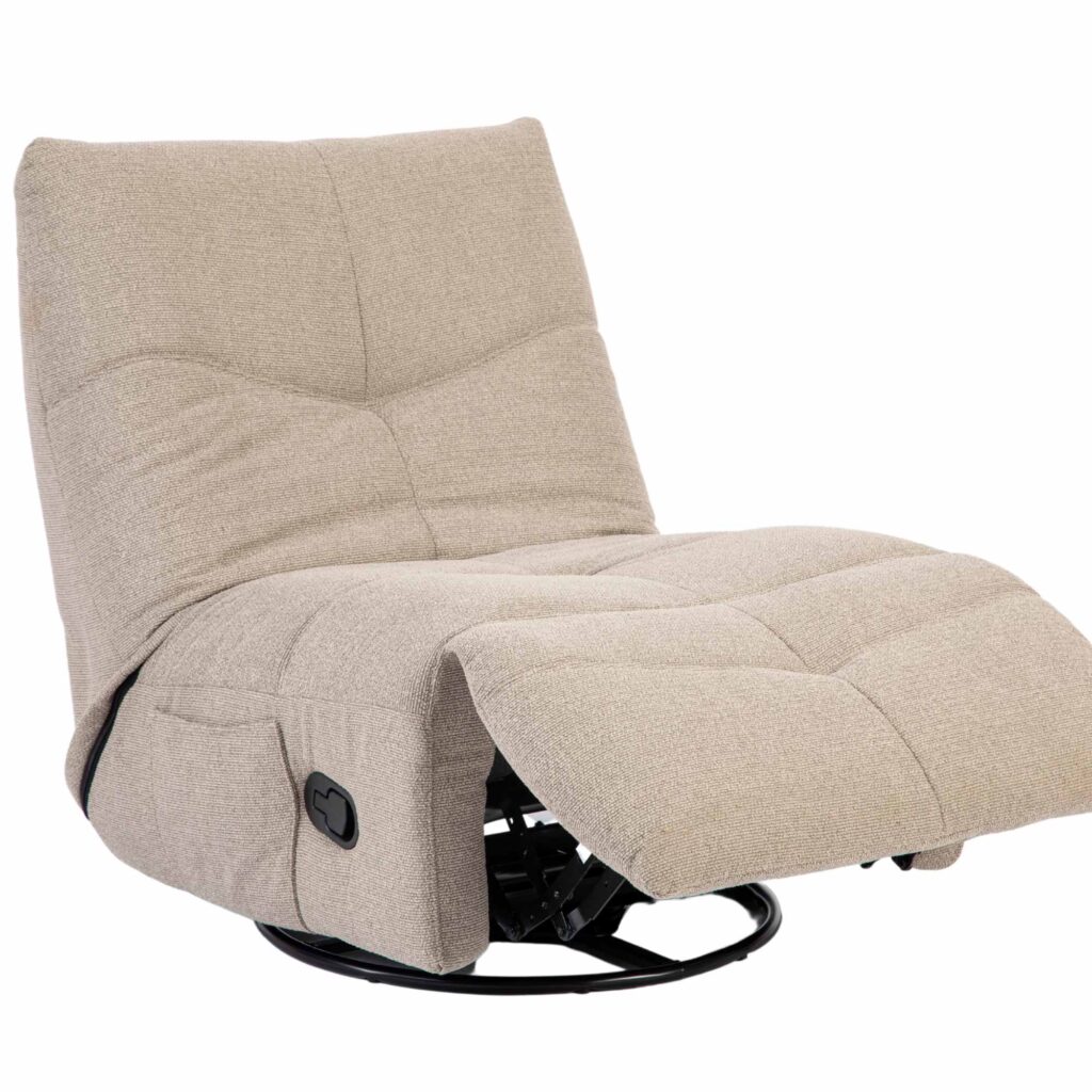 Relaxfauteuil Lazy taupe kleur van Starfurn