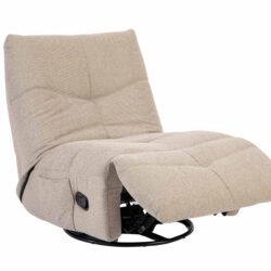 Relaxfauteuil Lazy taupe kleur van Starfurn
