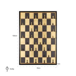 Wall art Nala (Black/gold)