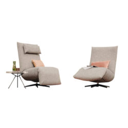 Indi relaxfauteuil in outdoor stof