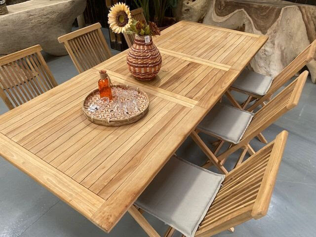 Outdoor tuintafel teak massief