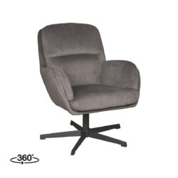 Draaifauteuil Moss | Antraciet