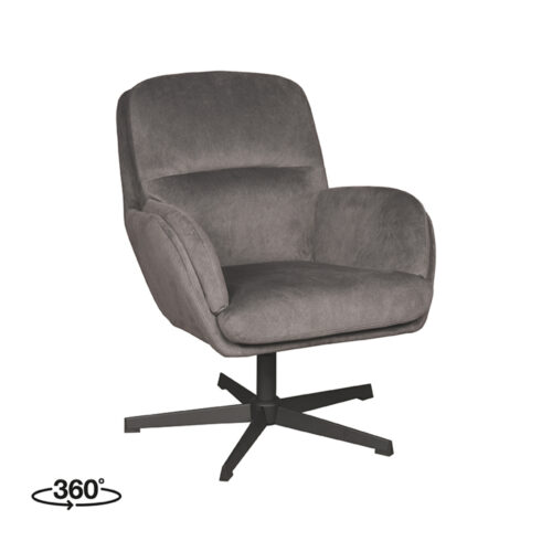 Draaifauteuil Moss | Antraciet