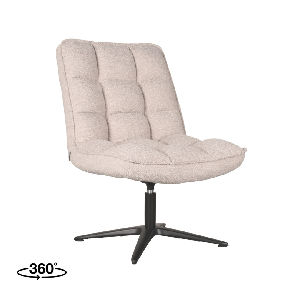 LABEL51 Fauteuil Vince - Naturel - Boucle - One Size