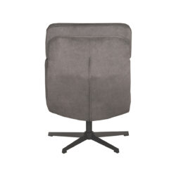 LABEL51 Fauteuil Alvar - Antraciet - Cosmo - Excl. Hocker