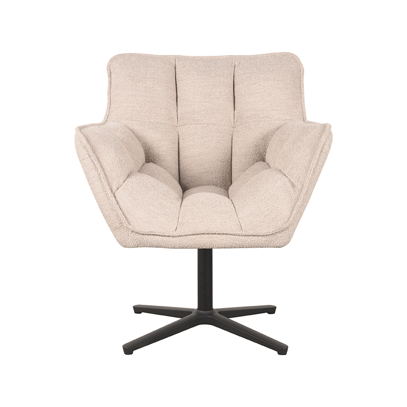 LABEL51 Fauteuil Ian - Naturel - Boucle - One Size