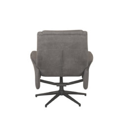 LABEL51 Fauteuil Bergen - Antraciet - Cosmo - Excl. Hocker