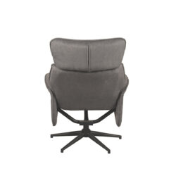 LABEL51 Fauteuil Verdal - Antraciet - Cosmo - Excl. Hocker