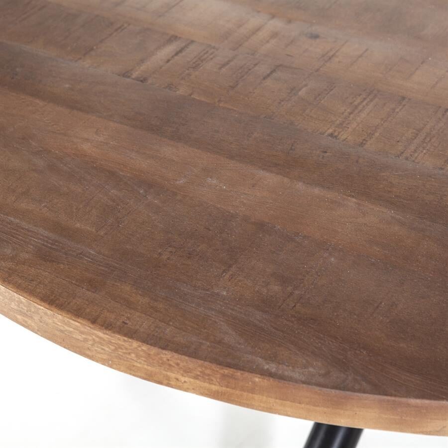 Eettafel rond met kruispoot – 150×150