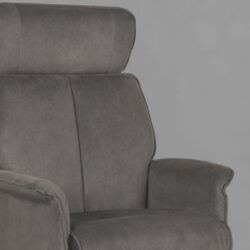 LABEL51 Fauteuil Verdal - Antraciet - Cosmo - Excl. Hocker