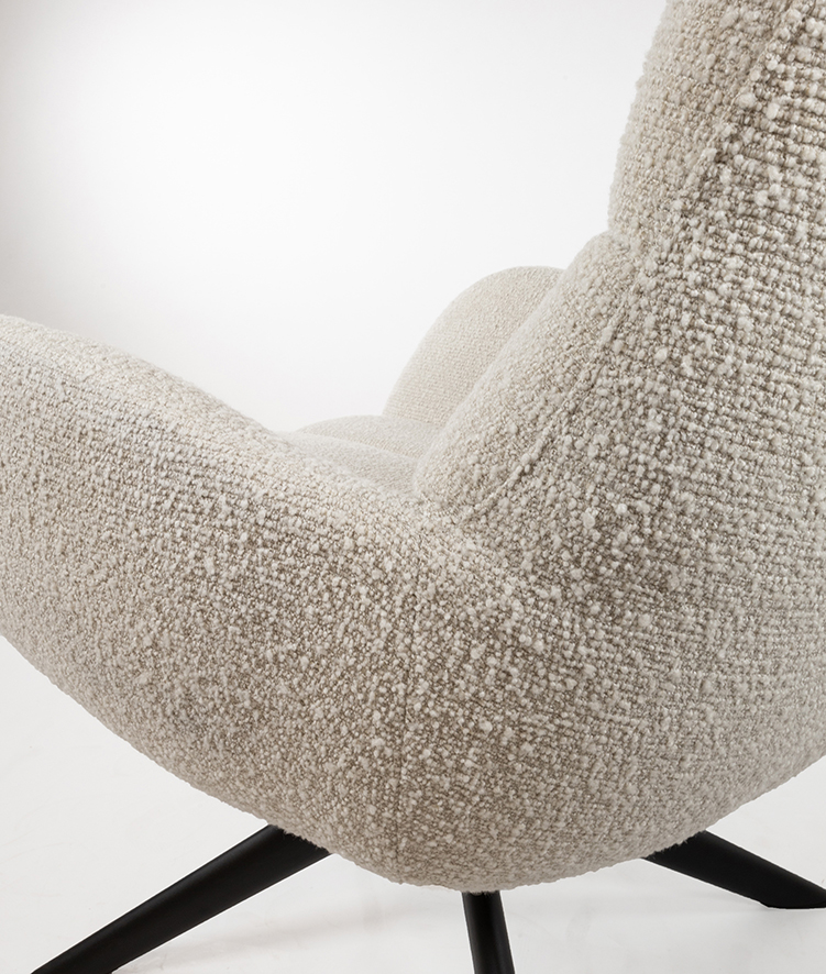 Draaifauteuil Elvis Monet Pearl