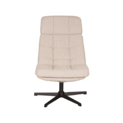 LABEL51 Fauteuil Alvar - Naturel - Boucle - Excl. Hocker