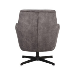 Fauteuil Toby | Antraciet | Velours